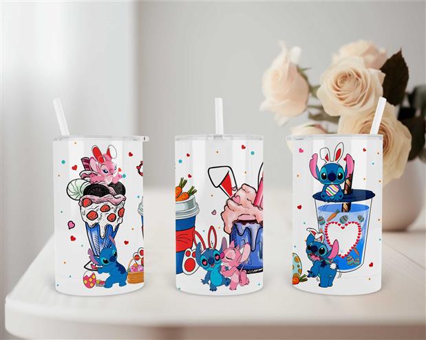 Stitch and Angel Bunny Cups